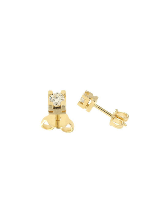 Q-Jewellery Earrings made of Gold 18K with Diamond