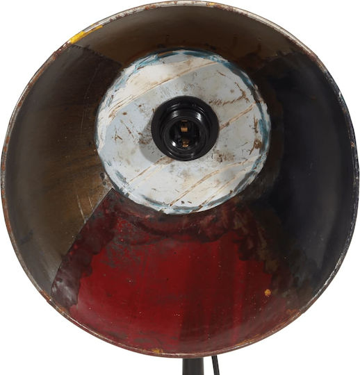 vidaXL Floor Lamp H100xW30cm. with Socket for Bulb E27 Multicolour