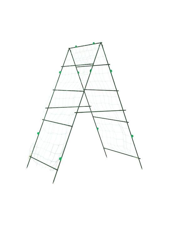 Garden Climbing Plants Metallic Trellis Green 10x10cm 3pcs