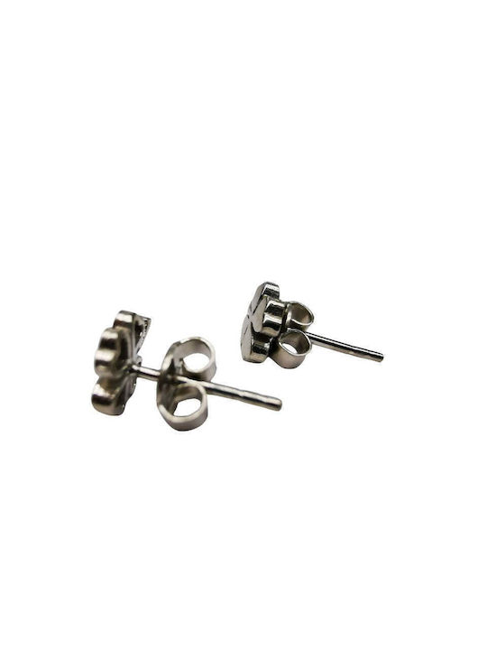 925 Silber Kleeblatt Ohrringe Schwanz