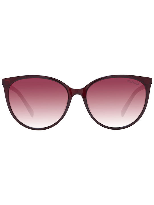 Skechers Women's Sunglasses with Burgundy Plastic Frame and Burgundy Gradient Lens SE6169 69M