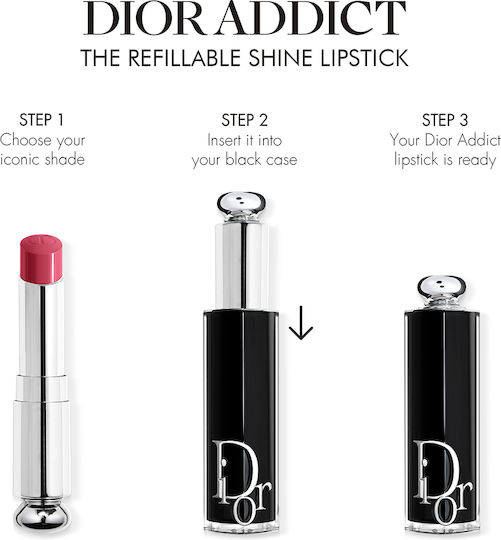 Dior Addict Shine Lippenstift Nachfüllbar 616 Nude Mitzah 3,2 g