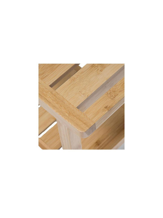 Stool For Kitchen Wooden Brown 25.2x39.5x46cm