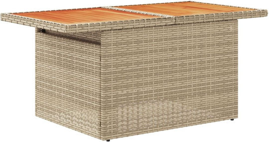 Tisch Stabil Beige 100x55x73cm