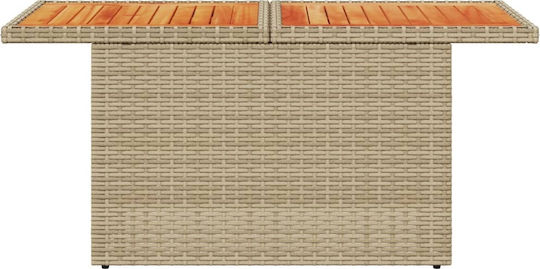 Tisch Stabil Beige 100x55x73cm