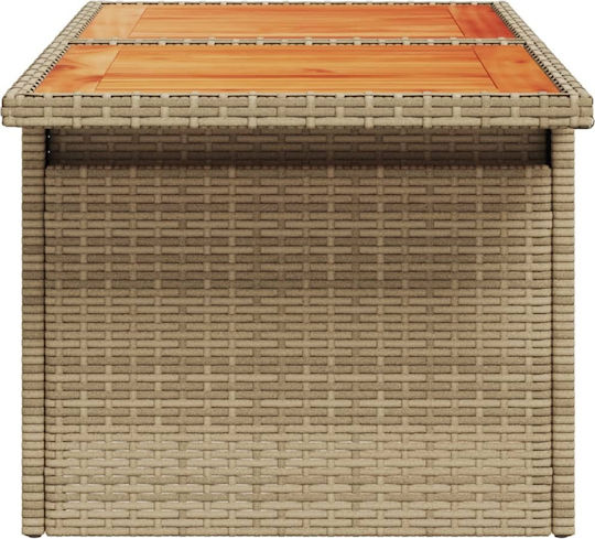 Tisch Stabil Beige 100x55x73cm