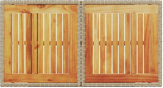 Tisch Stabil Beige 100x55x73cm