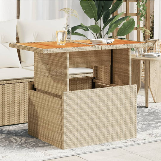 Tisch Stabil Beige 100x55x73cm