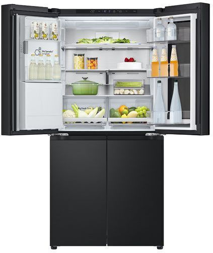 LG Side-by-Side Refrigerator 508lt Total NoFrost H178.7xW83.5xD73cm Gray GMG860EPBE