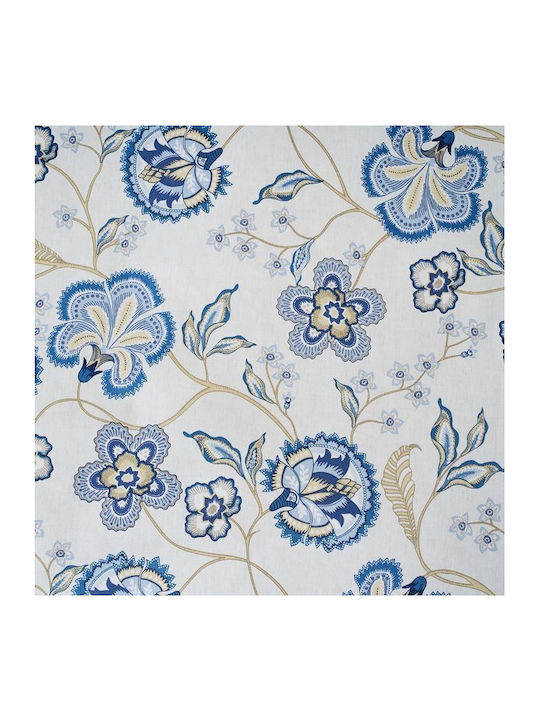 Vesta Home Como 1 Coverlet King Size Cotton Satin Blue 270x270cm