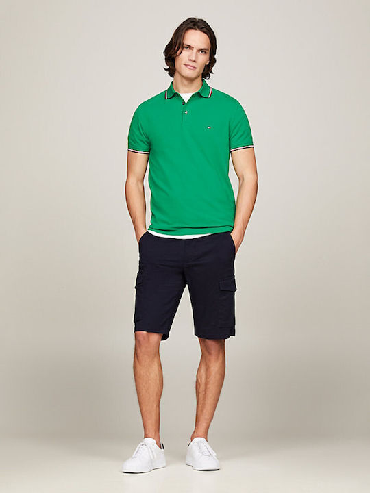 Tommy Hilfiger Ανδρική Μπλούζα Polo Olympic Green