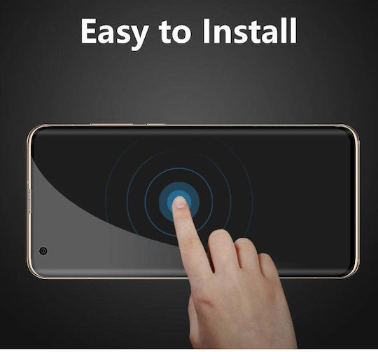 Adeziv complet Privacy Full Face Tempered Glass Negru (Huawei Nova 9 / Honor 50 5G - Huawei Nova 9 / Honor 50 5G)