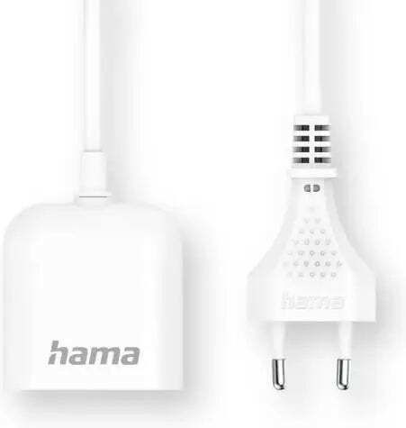 HAMA Steckdosenleiste mit 2 USB-A und Kabellänge 1,9 m