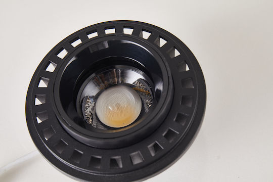 Home Lighting Μονό Σποτ σε Μαύρο Χρώμα