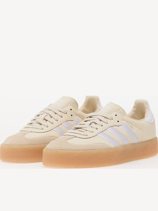 Sambae Damen Sneakers Wonder White / Ftw White / Silver Metallic