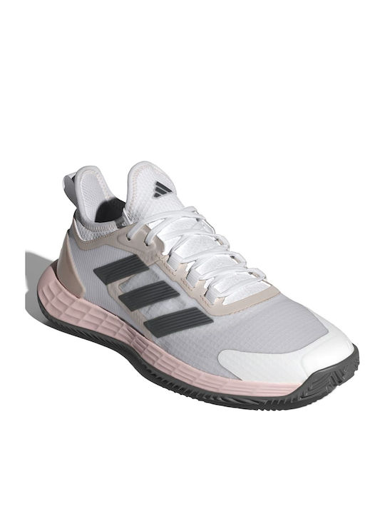 adidas Adizero Ubersonic 4.1 Γυναικεία Παπούτσια Τένις για Χωμάτινα Γήπεδα Ftwr White / Grey Four / Sandy Pink