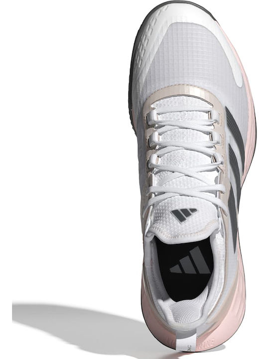 adidas Adizero Ubersonic 4.1 Femei Pantofi Tenis Terenuri de lut Ftwr White / Grey Four / Sandy Pink