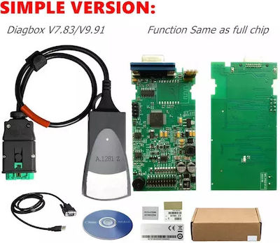 Lexia 3 Full Chip Diagbox V855 Obdii Diagnostic Tool Firmware 921815c New Standard Version