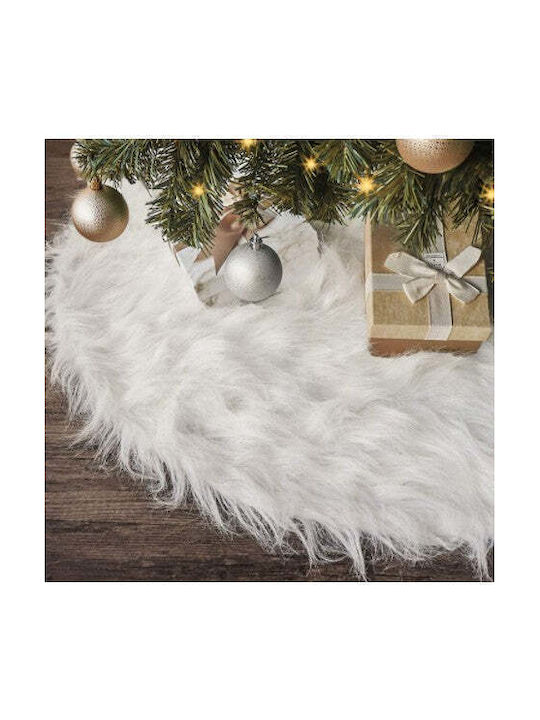 Christmas Hanging Tree White With Gold Dust With Beads White