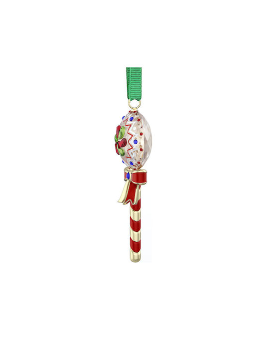 Swarovski Christmas Hanging Candy Crystal Multicolour With Gold Dust With Beads Multicolour