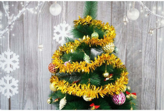 Christmas Ribbon Gold 200x6.5cm 1pc