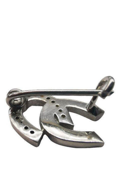 Silber Brosche