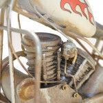 Ibiscus Bicicletă Decorativă Metal 38x13x23cm 1buc