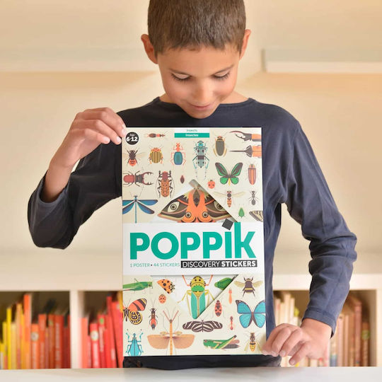 Poppik Großes Poster 44 Aufkleber - Insekten