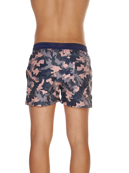 Comfort Herren Badebekleidung Shorts Blue Tarnfarben