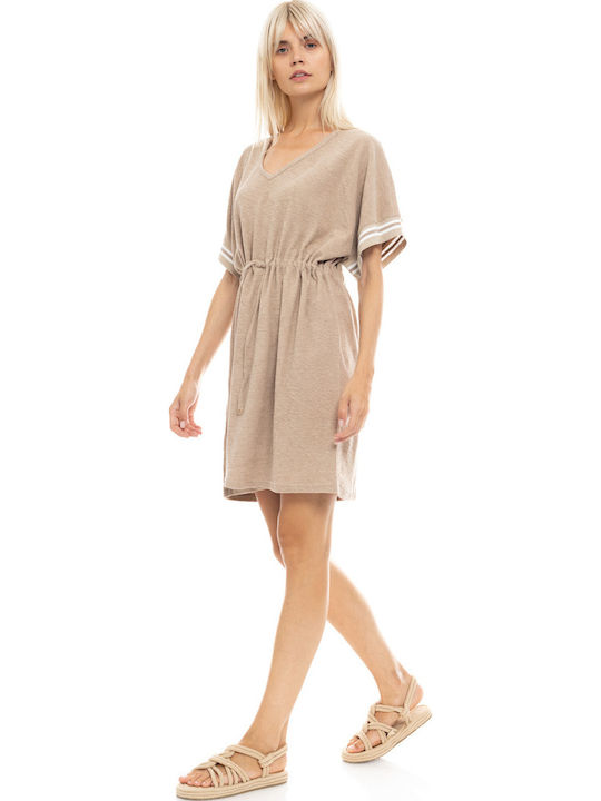 Women's Beachdress Pink Label Dress Skin Regular Fit Cotton