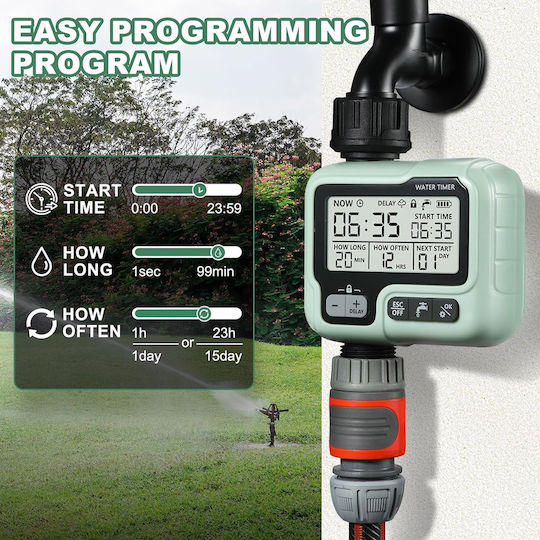 Irrigation Programmer Faucet Battery with Electrovane 1 Output