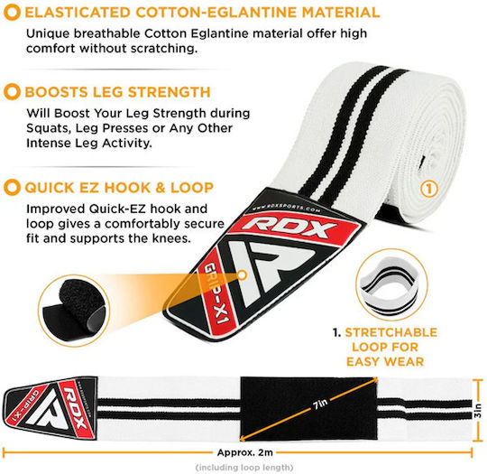 RDX Knee Pads Adults White