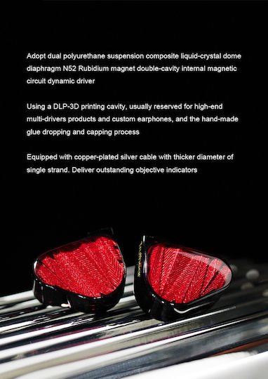 ShenzhenAudio In-ear headphones In Ear Truthear X Crinacle Zero Red