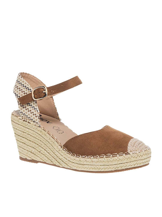 Parex Women's Platform Espadrilles Tabac Brown