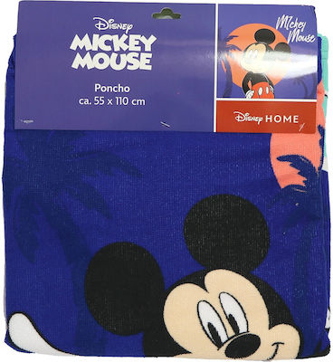 Disney Kids Beach Poncho Mickey Blue