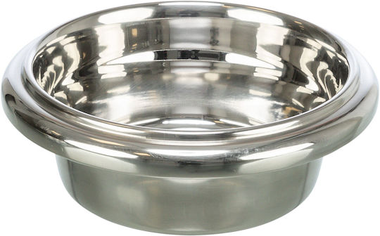 Trixie Be Nordic Rostfreier Stahl Futternapf für Hund & Katze 2 x 900ml 44x17x14cm