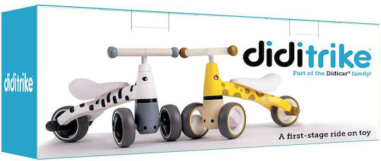 Didicar Giraffe Tricicletă Pentru Copii Galbenă 3+ Ani
