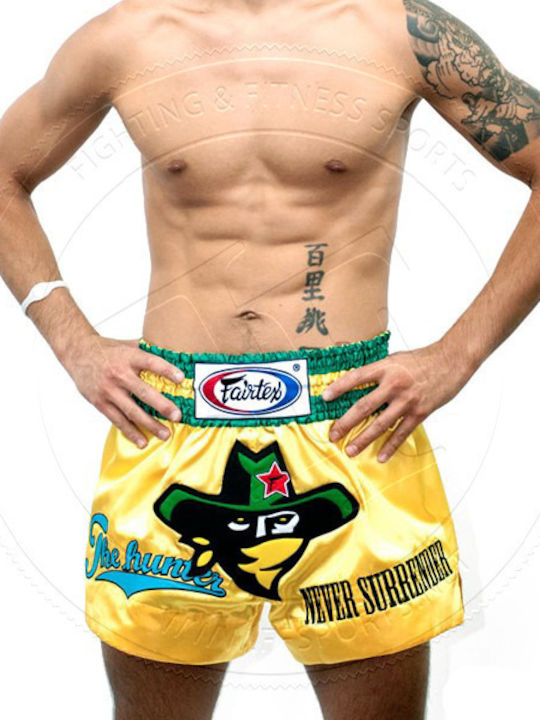 Fairtex Ανδρικό Σορτσάκι Kick/Thai Boxing Κίτρινο
