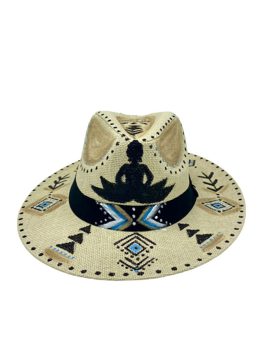 LiebeQueen Frauen Stoffartig Hut Beige