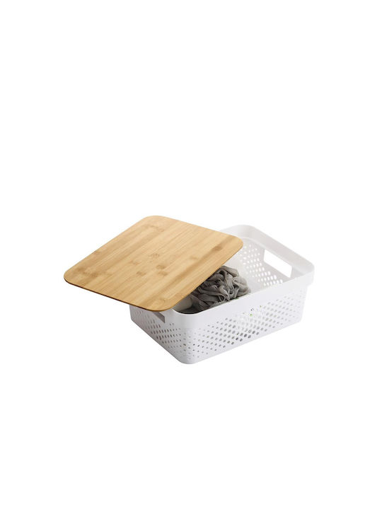 Confortime Wooden Storage Box with Lid 36x26.5x12.5cm 1pcs