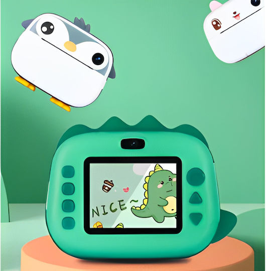 25621-124 Children's Camera 20MP with Thermal Printing Optical Zoom 10x Green
