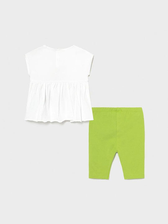 Mayoral Kids Set with Leggings Summer 2pcs Green