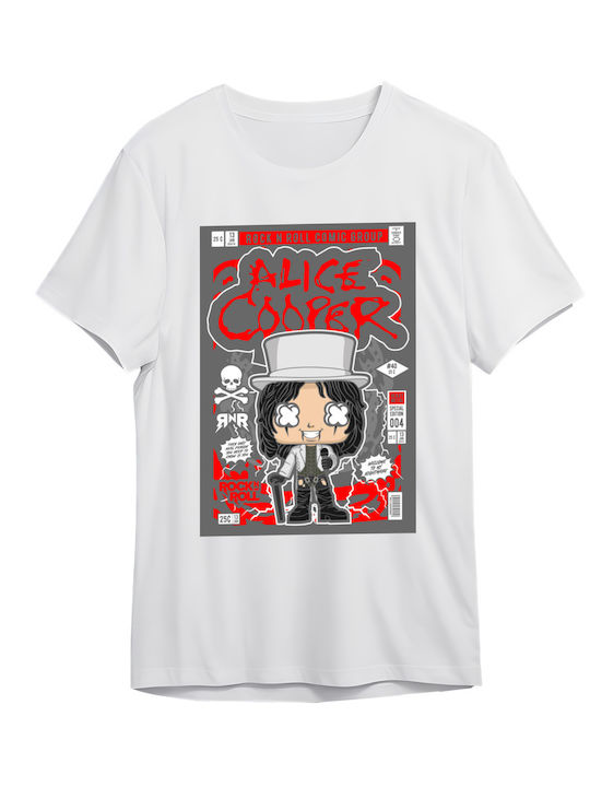 Pop Culture T-shirt Λευκό