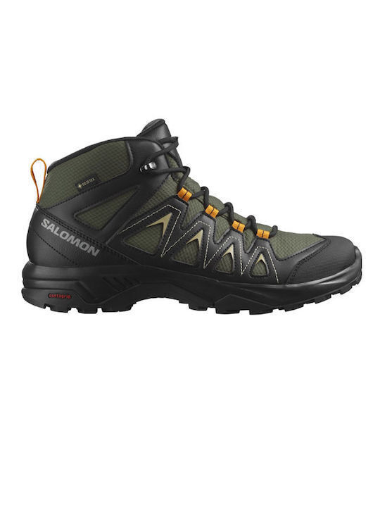 Salomon X Braze Ανδρικά Ορειβατικά Gore-Tex Olive Night