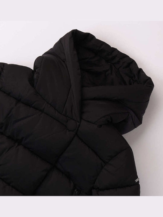 Kids' Casual Jacket with Hood Black