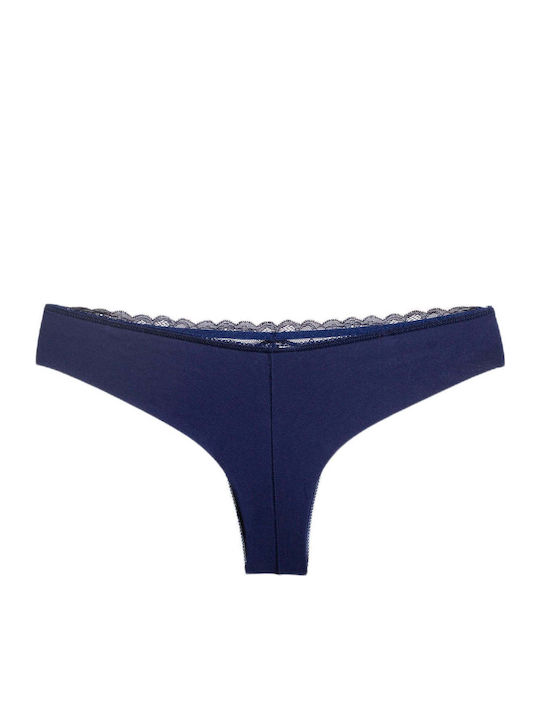 Damen Brasilien Nahtlos mit Spitze Black
