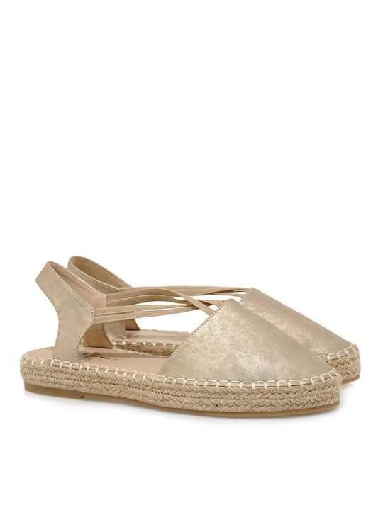 JK London Espadrile dama în culoarea Aur