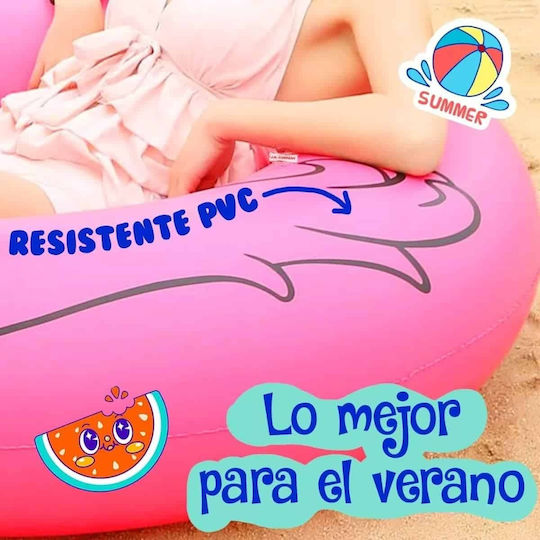 Φουσκωτή Σαμπρέλα Θαλάσσης Flamingo Ροζ