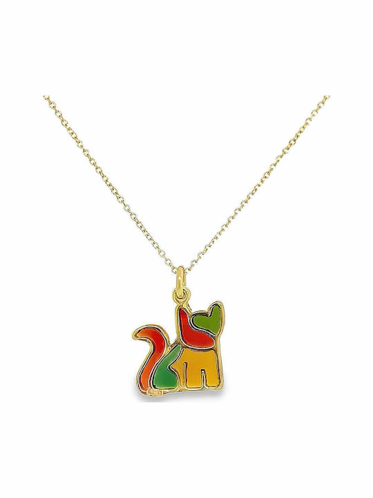 Xryseio Kids Pendant Made of 14K Gold