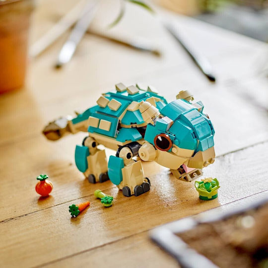 LEGO Jurassic World Baby Bumpy Ankylosaurus Pentru 7+ Ani 358 Bucăți